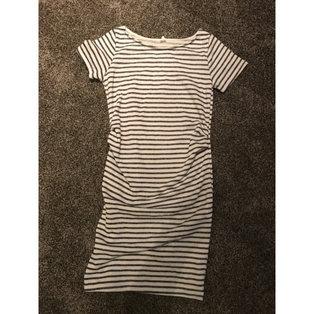 Pinkblush stripped maternity dress